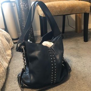 Blue Michael Kors Hobo Bag